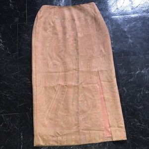 Talbots long skirt with slit